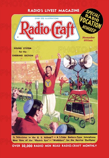 Radio Craft: Sound System for the Cheering Section 1937