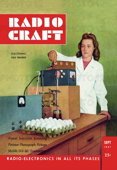Radio Craft: Electronic Egg Grader 1947
