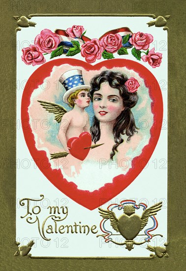 All American Patriotic Valentine