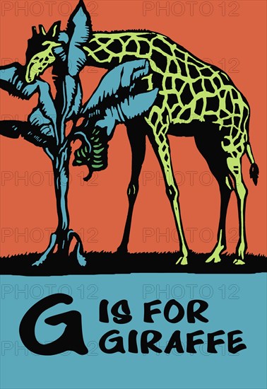 G is for Giraffe 1923