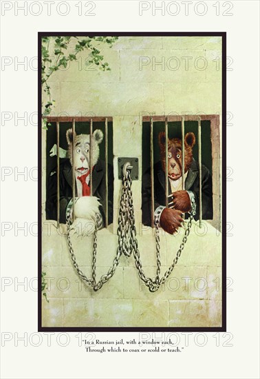 Teddy Roosevelt's Bears: Teddy B and Teddy G in a Russian Jail 1908