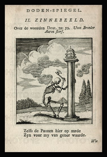 Skeleton with Axe 1764