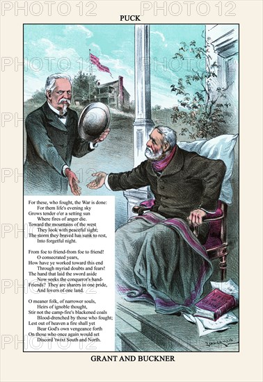 Puck Magazine: Grant and Buckner