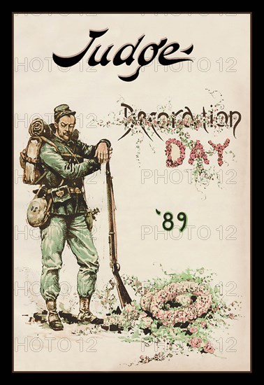 Judge Magazine: Decoration Day '89 1889