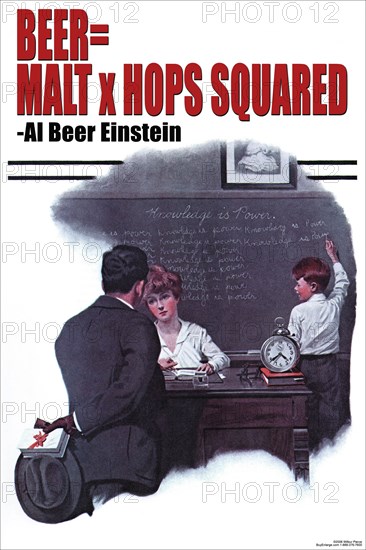 Beer = Malt x hops squared - Albert Einstein 2005