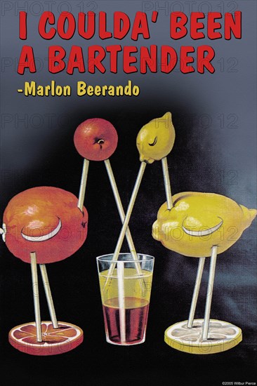 I coulda been a bartender - Marlon Brando 2005