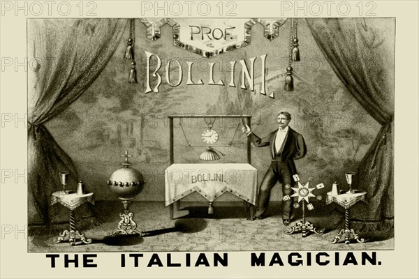 Professor Bollini; The Italian Magician 1879