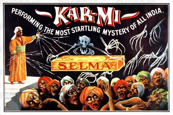 Kar-mi performing the most startling mystery of all India 1914
