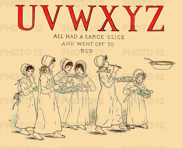 UVWXYZ All Had a Large Slice and Went off to Bed 1886