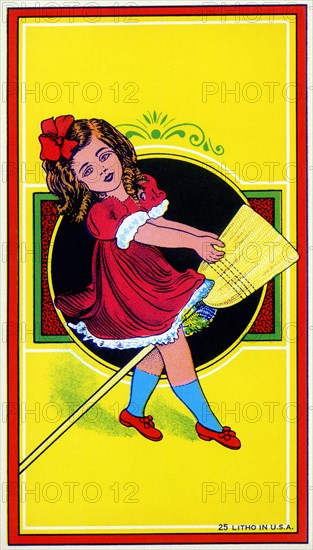 Broom Girl Broom Label