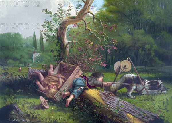 Hare is Caught 1873