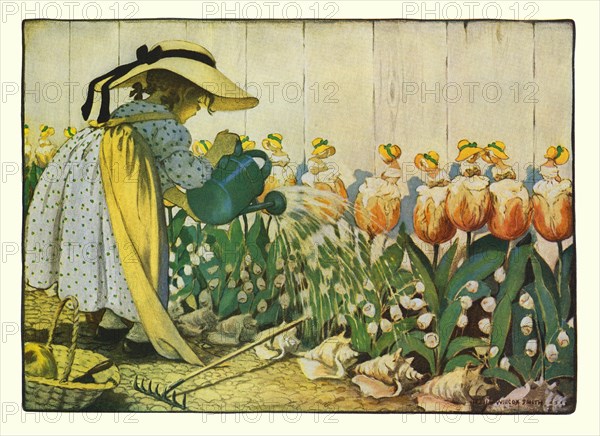 Flowers Being Watered - Mary, Mary