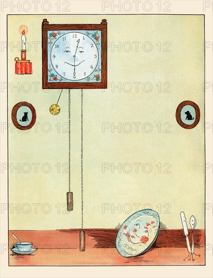 Clock and Plate 1925