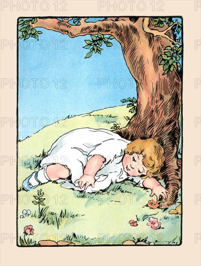 Asleep under a Tree 1914