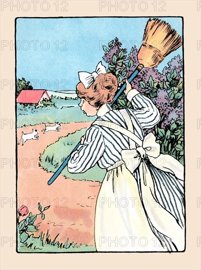 Maid with the Broom 1914