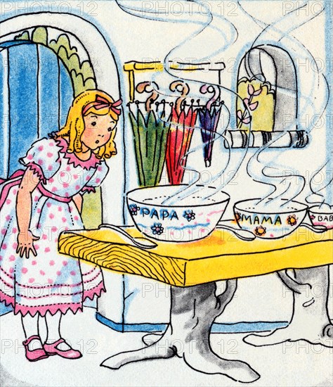 Goldilocks and the Poridge Bowls 1938