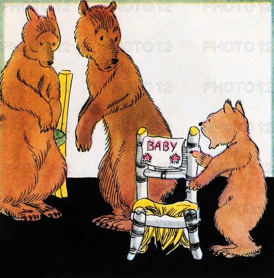 Baby Bear's Chair is Broken 1938