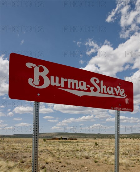 Burma Shave Sign, Route 66, Arizona 2006