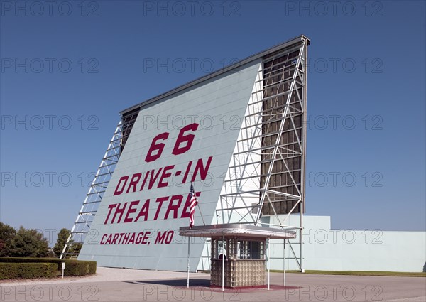 6 Drive-In Theatre, Route 66, Carthage, Missouri 2006