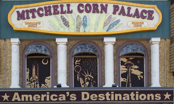 Corn Palace, Mitchell, South Dakota; Mural 2006