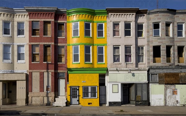 Row houses, Baltimore, Maryland 2006