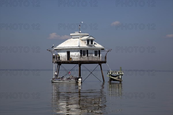 Middle Bay or Mobile Bay Lighthouse, Mobile Bay, Alabama 2010