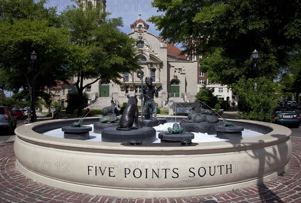 Five Points South Fountain, Birmingham, Alabama 2010
