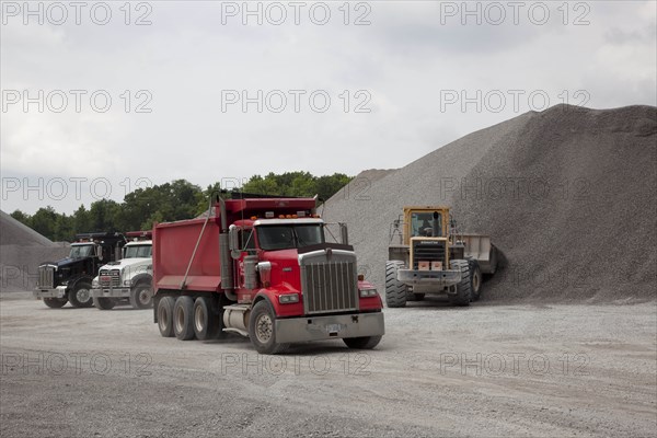 Vulcan Materials Company limestone quarry truck 2010