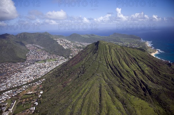 Aerial view of Honolulu, Hawaii 2009