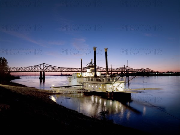 Casino Boat on the Mississippi River, Natchez, Mississippi 2008