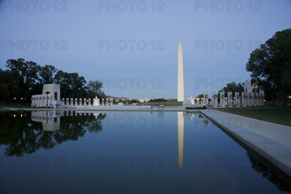 Reflecting Pool on the National Mall with the Washington Monument 2009