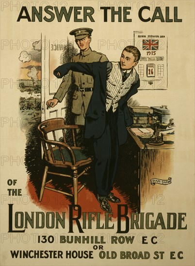 Answer the call of the London Rifle Brigade 1915