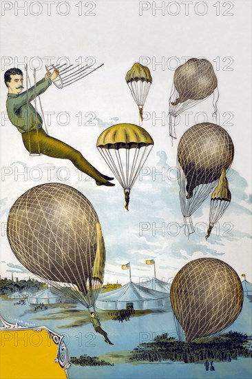 Balloon Acrobat 1880