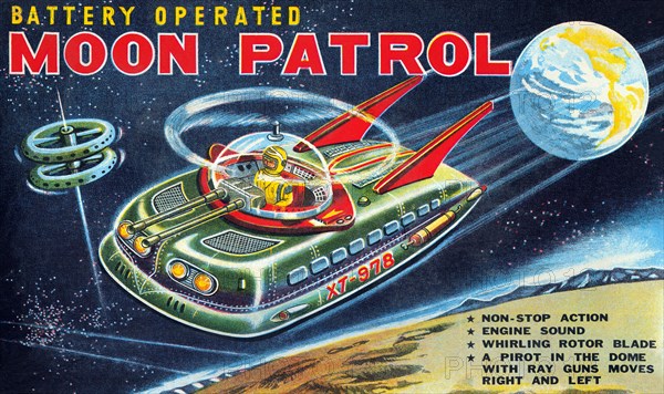 Battery Operated Moon Patrol XT-978 1950