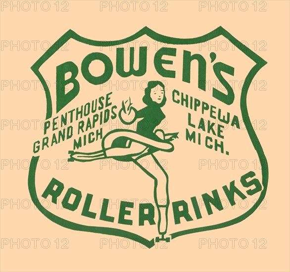 Bowen's Roller Rinks 1950