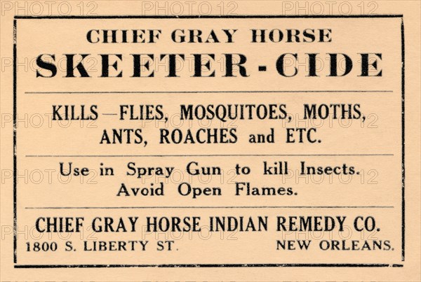 Chief Gray Horse Skeeter-Cide