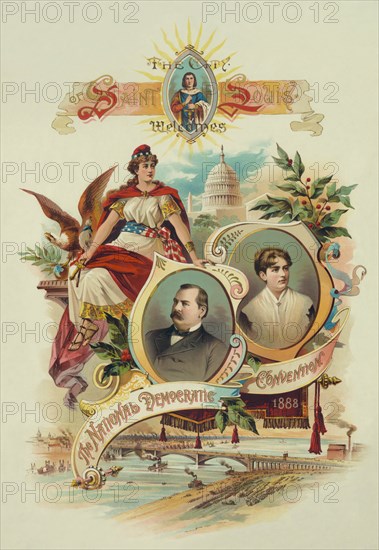 City of Saint Louis welcomes the National Democratic Convention, 1888 1888