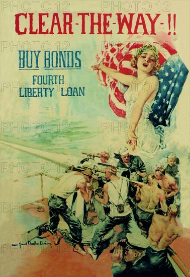 Clear the Way! Buy Bonds - Fourth Liberty Loan