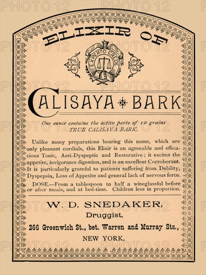 Elixir of Calisaya Bark