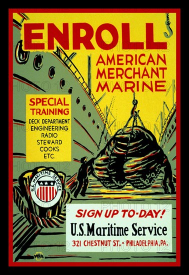 Enroll - American Merchant Marine 1941