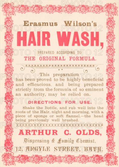 Erasmus Wilson's Hair Wash