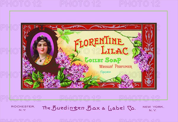 Florentine Lilac Toilet Soap 1900