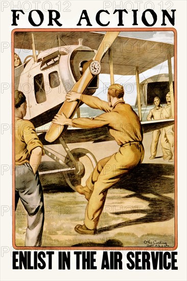 For action enlist in the Air Service  1918