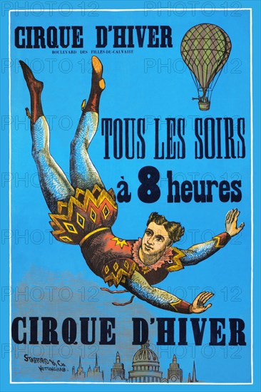 French Circus Poster 1885