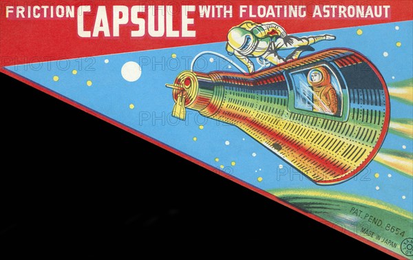 Friction Capsule with Floating Astronaut 1950
