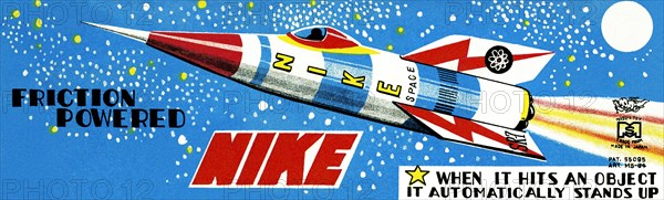 Friction Powered Nike 1950