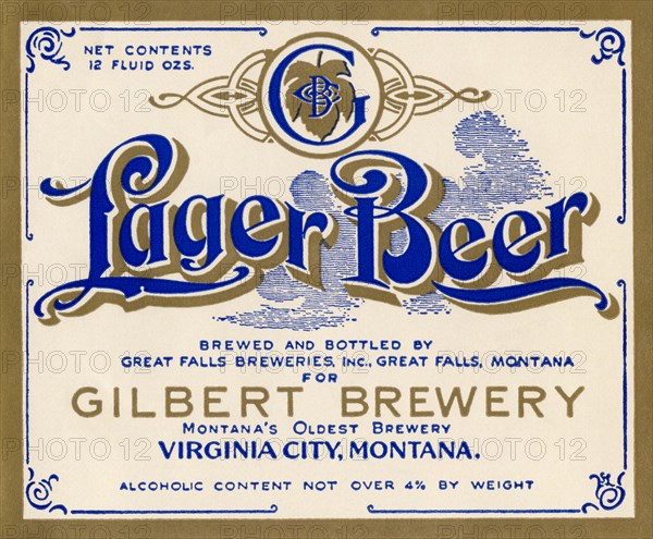 Gilbert Brewery Lager Beer