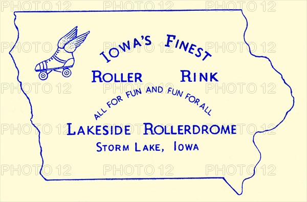 Iowa's Finest Roller Rink 1950