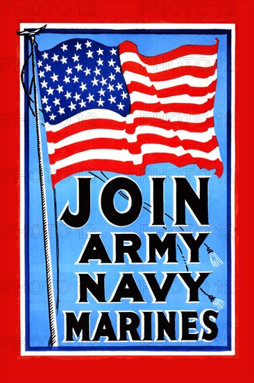 Join - Army - Navy - Marines 1917