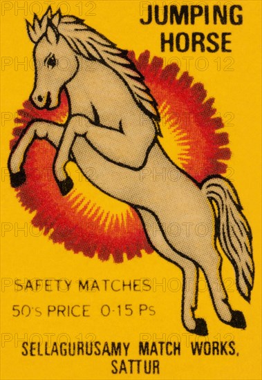 Jumping Horse Safety Matches